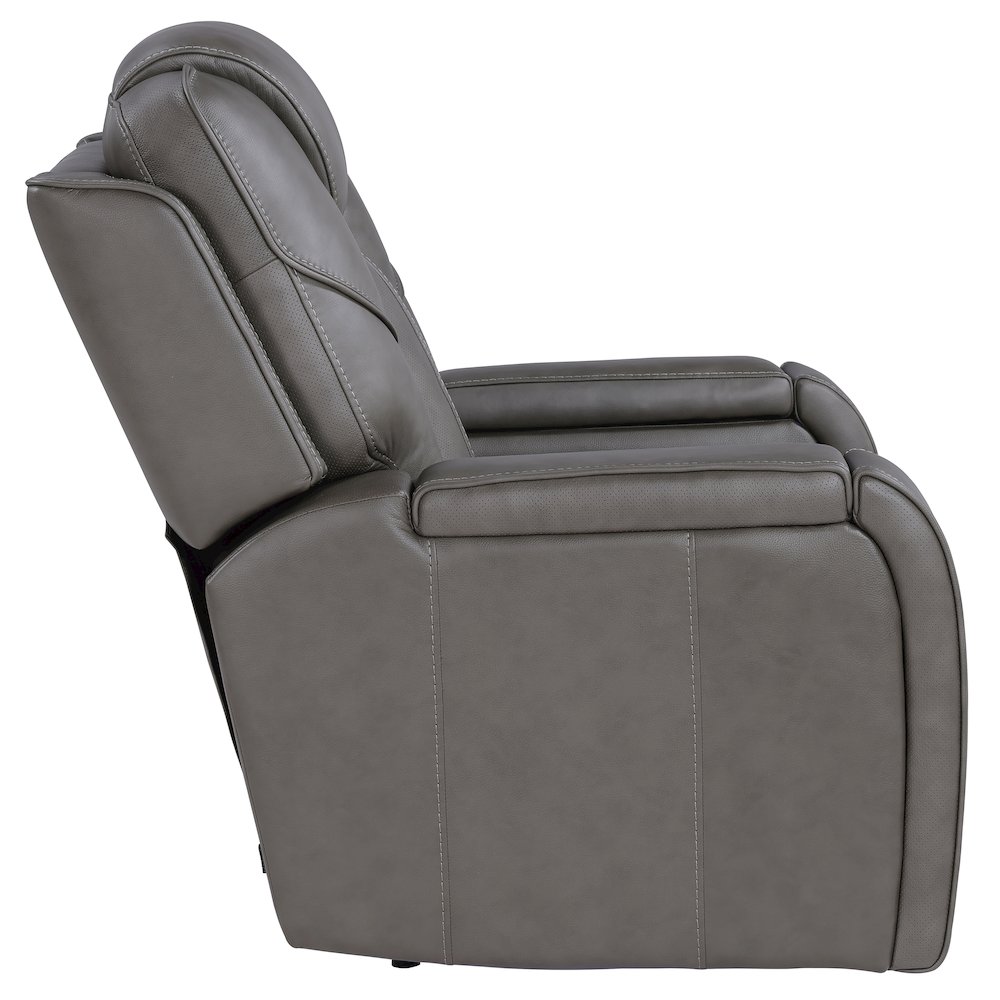 Daniel Triple Pwr Leather Theat Recliner. Picture 3