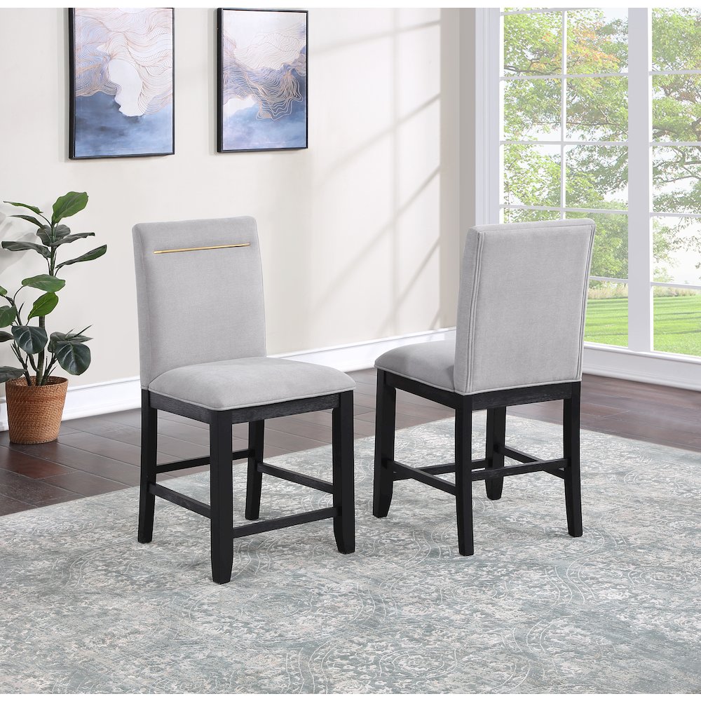 Yves 7pc Counter Height Dining Set. Picture 10