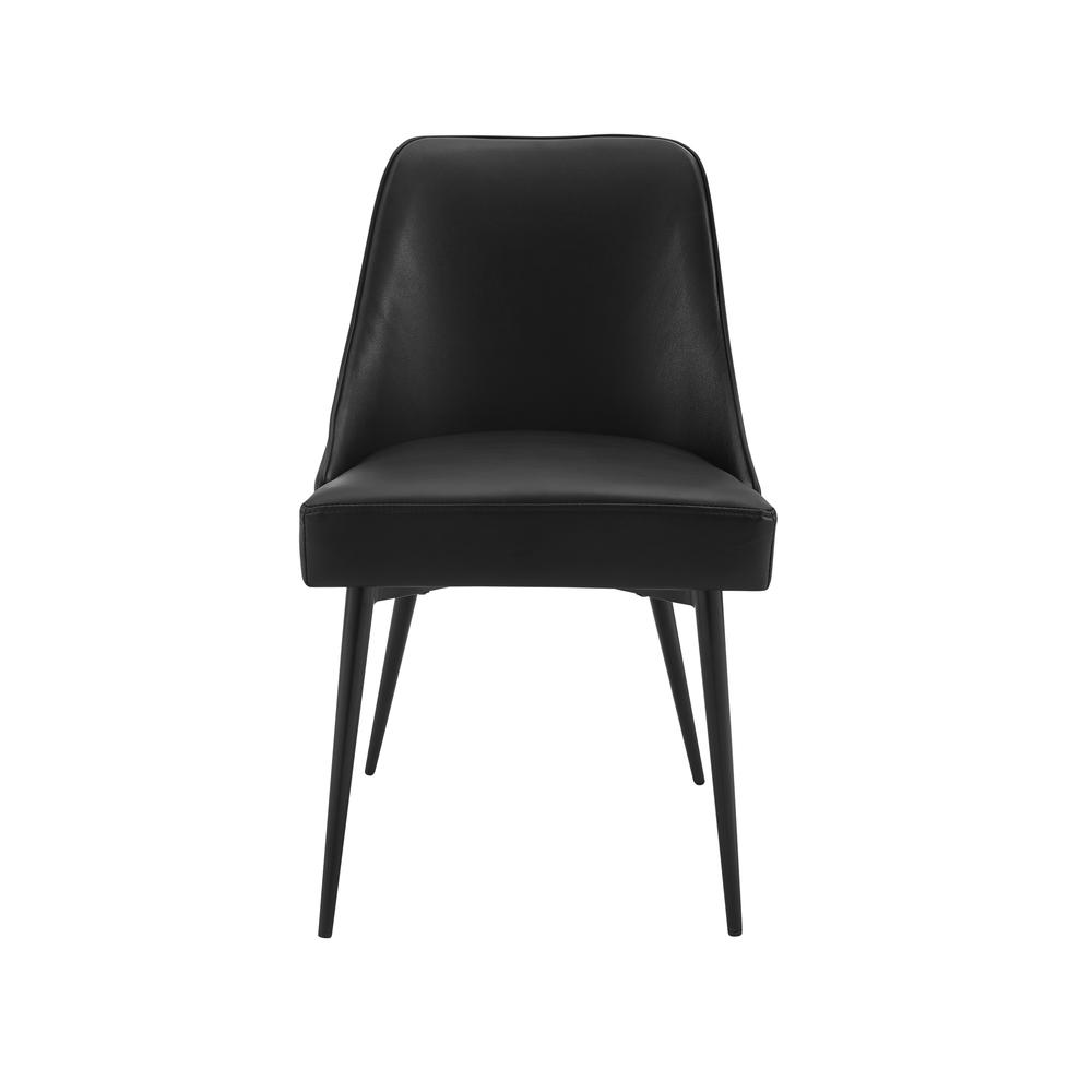 Colfax Side Chair Black Vinyl - set of 2. Picture 4