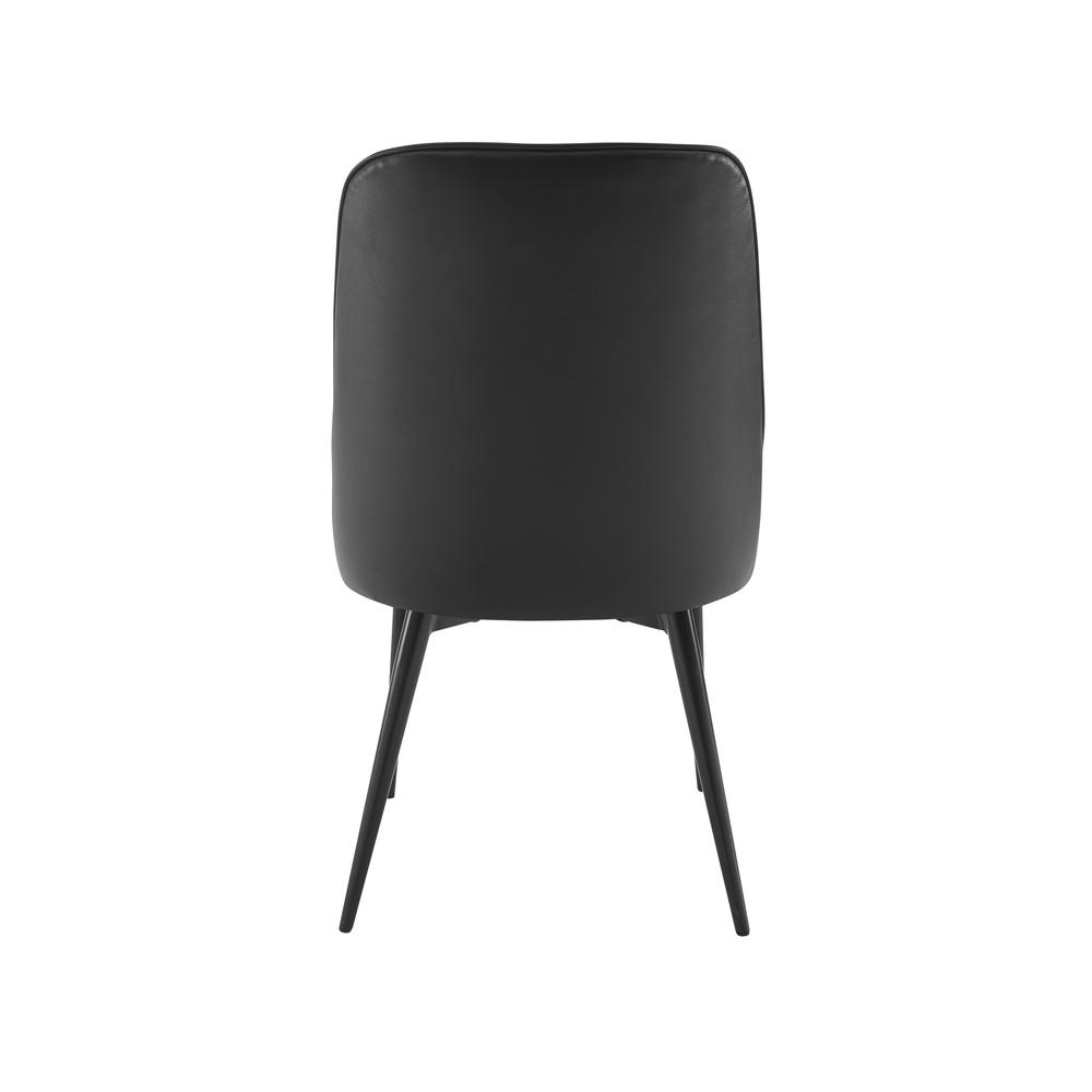 Colfax Side Chair Black Vinyl - set of 2. Picture 5