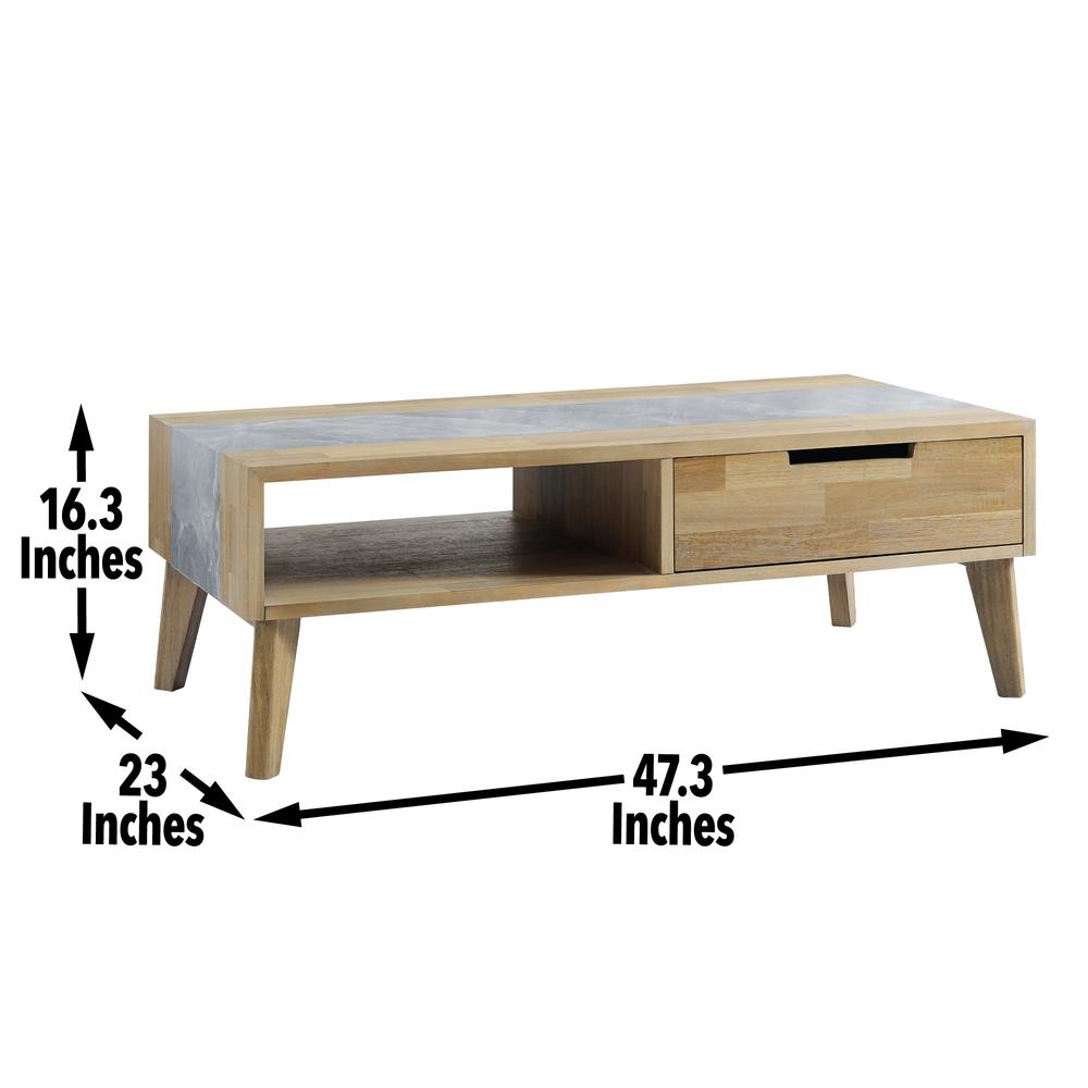 Calgary Sintered Stone Coffee Table. Picture 7