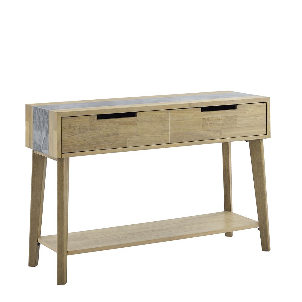 Calgary Gray Sintered Stone Sofa Table. Picture 1