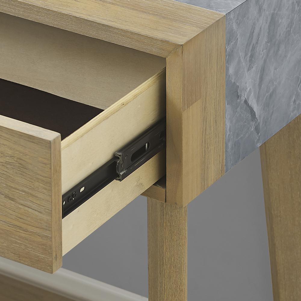 Calgary Gray Sintered Stone Sofa Table. Picture 7