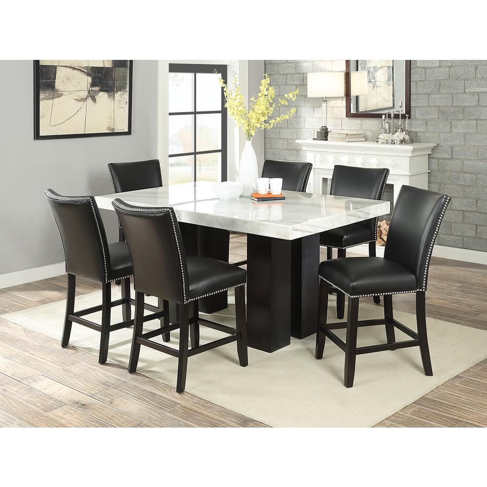 Camila Black Counter Chair - set of 2. Picture 3