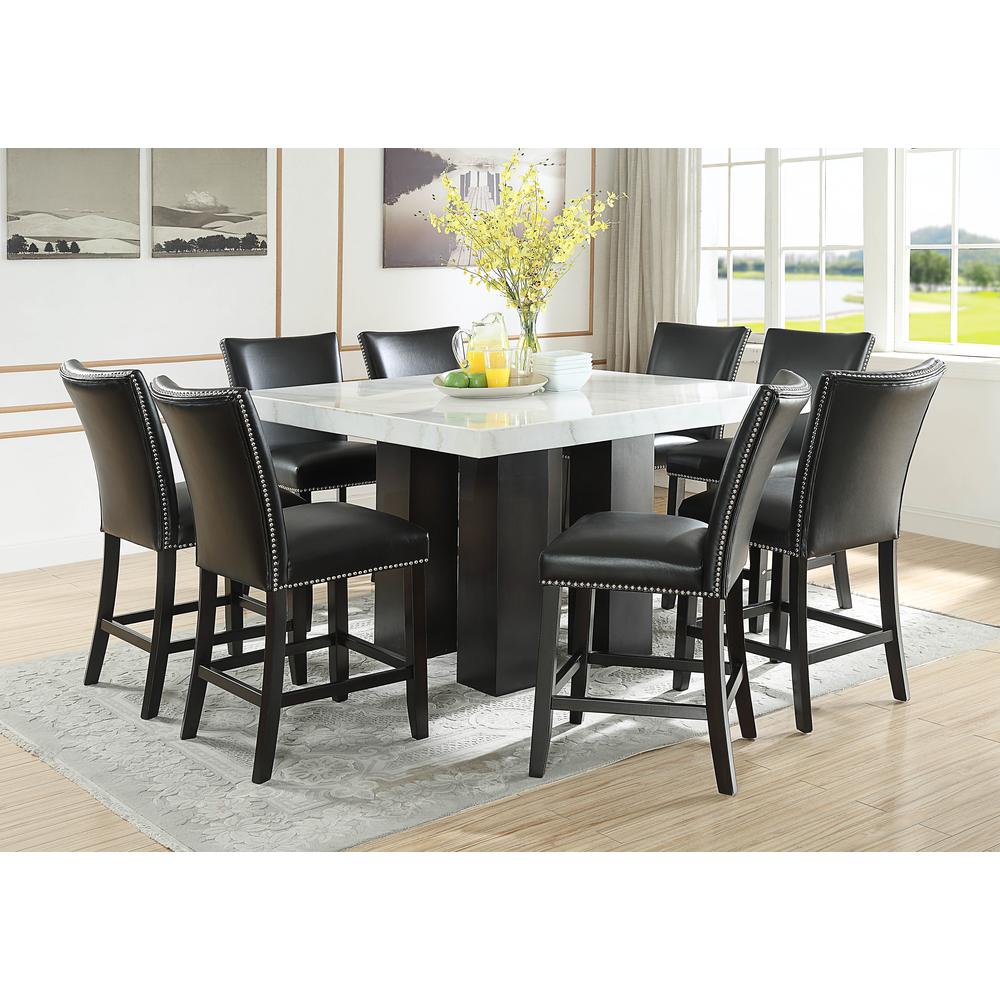 Camila Black Counter Chair - set of 2. Picture 7