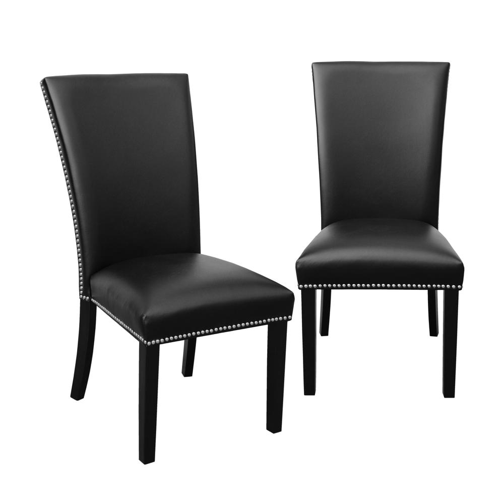 Camila Black Dining Chair - set of 2. Picture 1