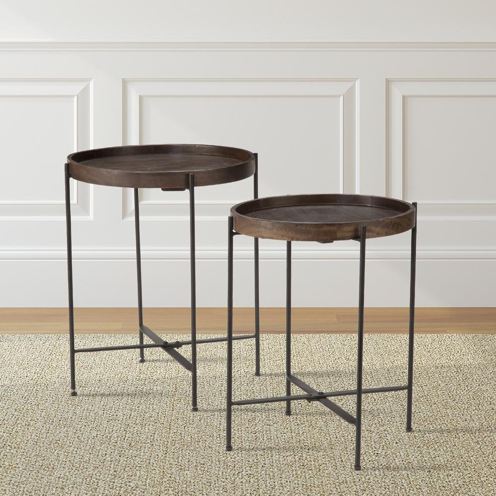 Capri Round Accent Tables - set of 2. Picture 1