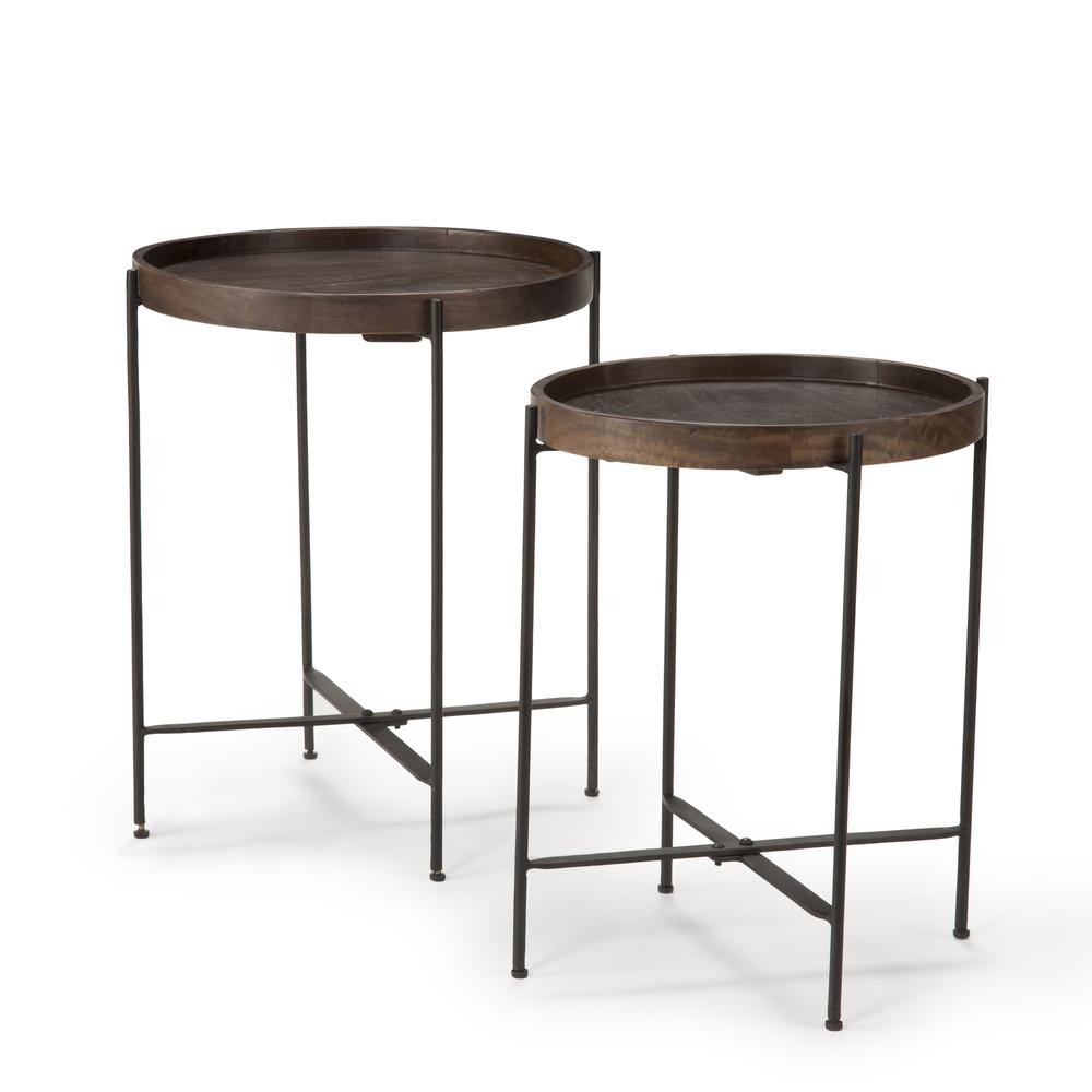 Capri Round Accent Tables - set of 2. Picture 2