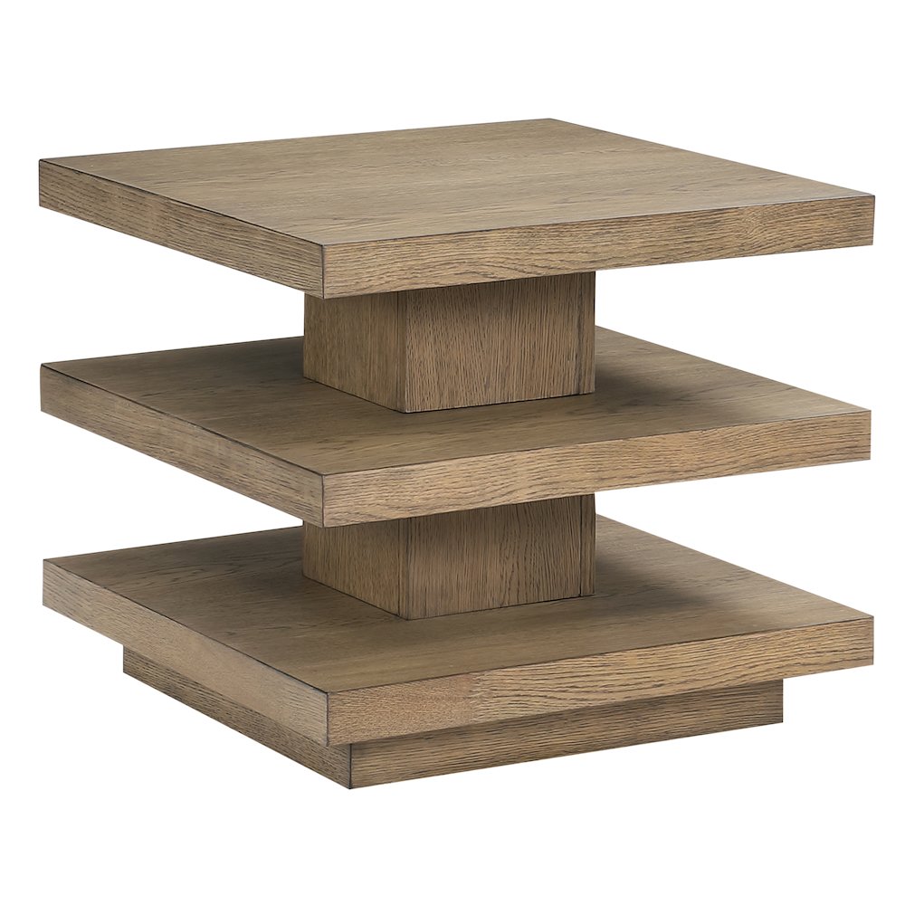 Canyon End Table, Brown. Picture 3