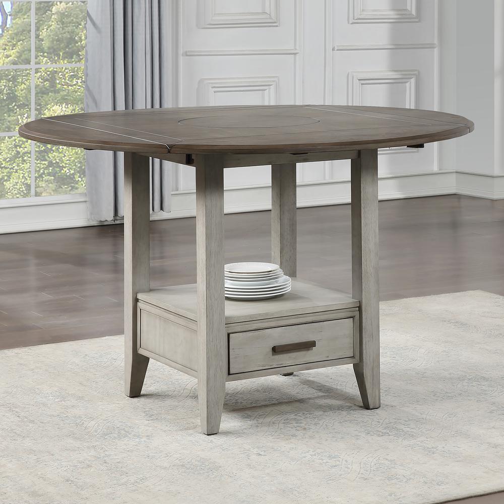 Abacus Drop Leaf Counter Table. Picture 2