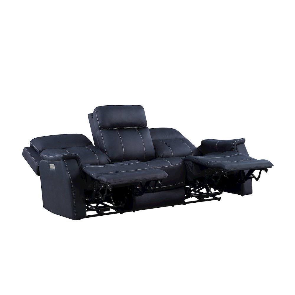 Valencia Dual Power Reclining Sofa - Ocean. Picture 2