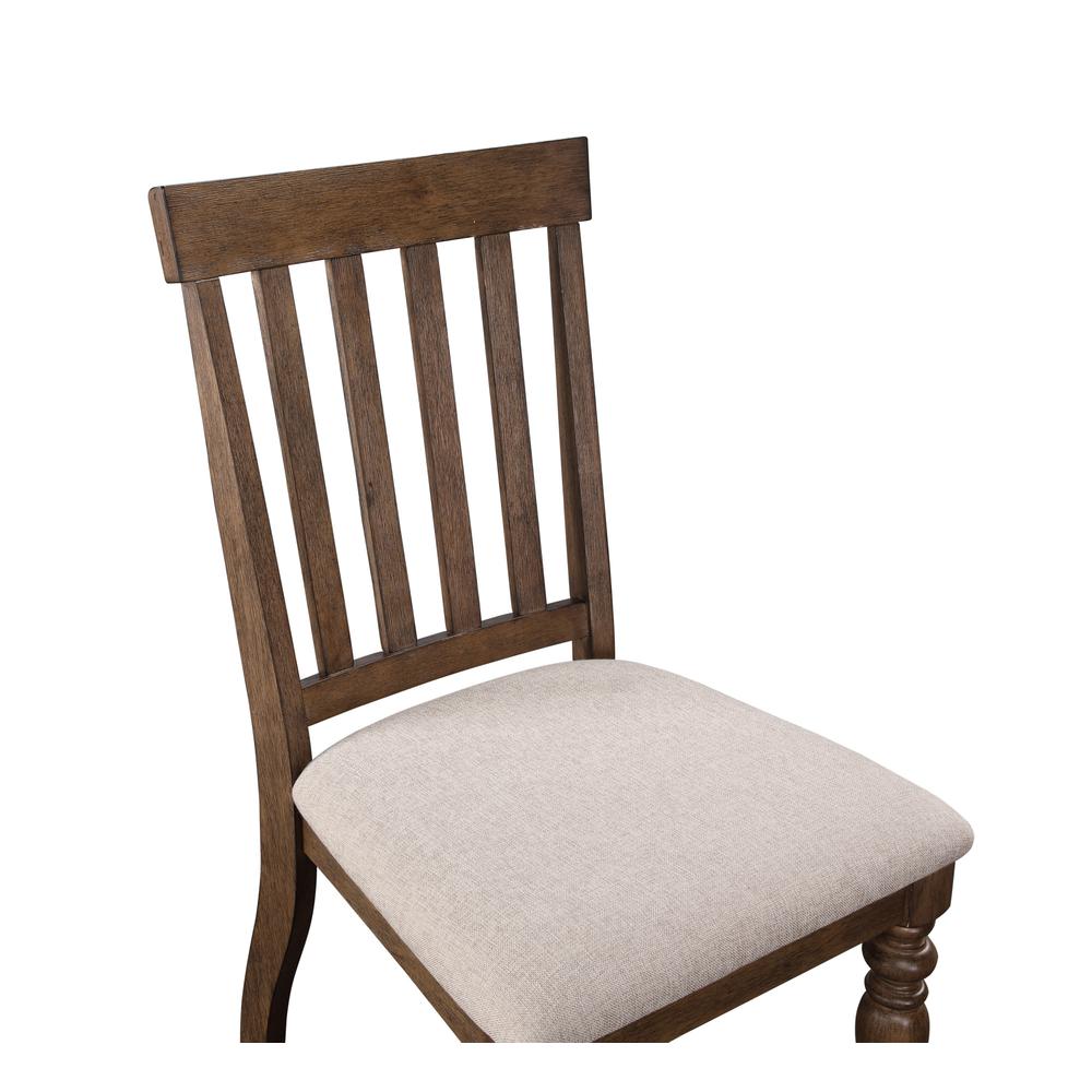 Joanna Side Chair Brown Set of Two. Picture 2