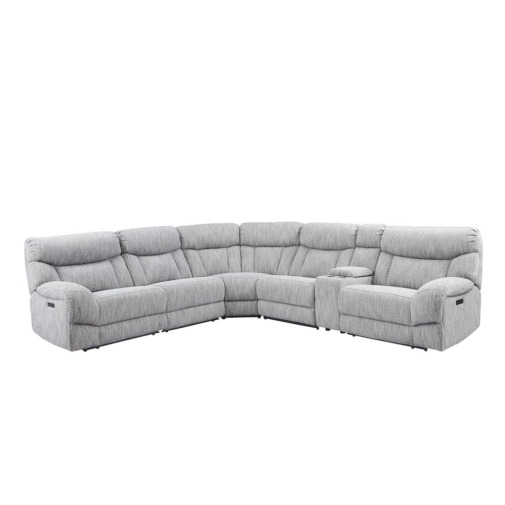 Park City 6PC Dual-Power Reclining Sectional. Picture 2
