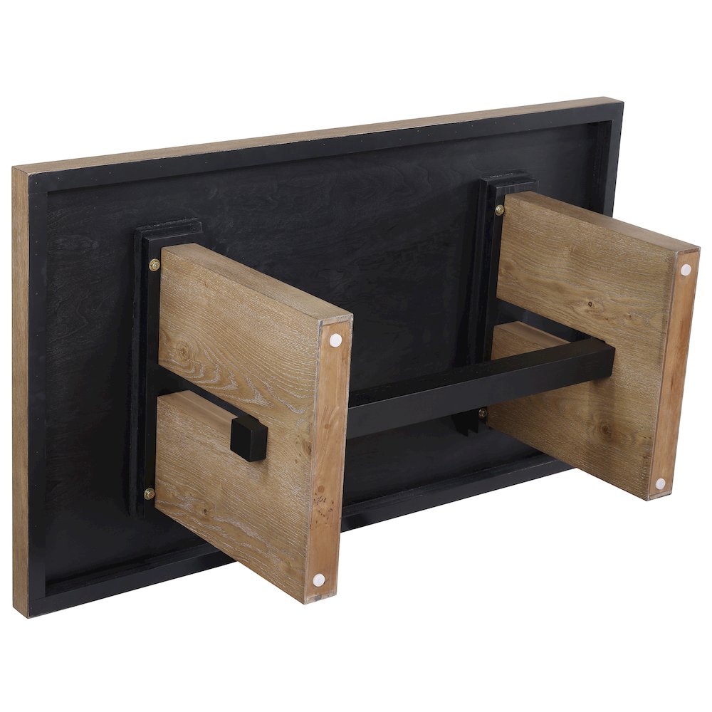 Aubrey 48″ Coffee Table, Brown. Picture 8