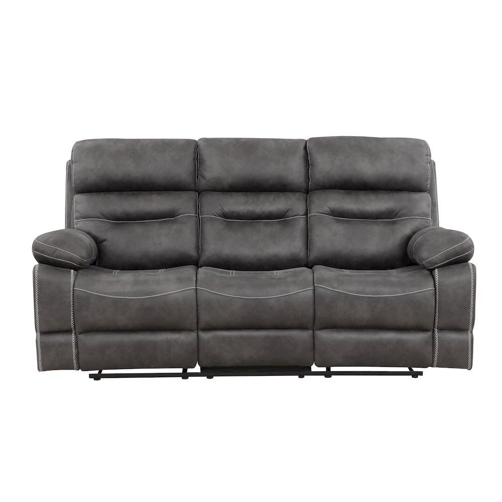 Rudger Gray Manual Sofa. Picture 4