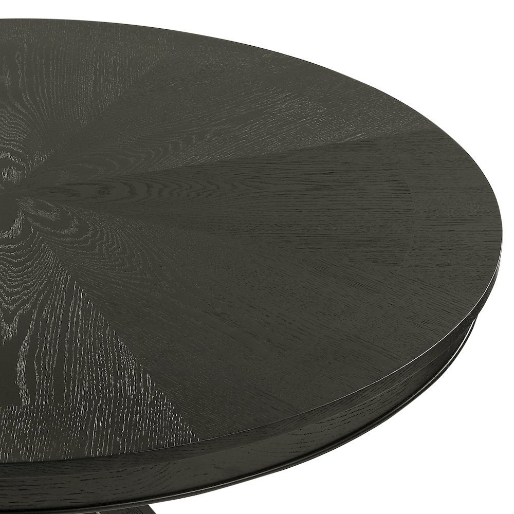 Rylie Dining Table, Black Finish. Picture 8