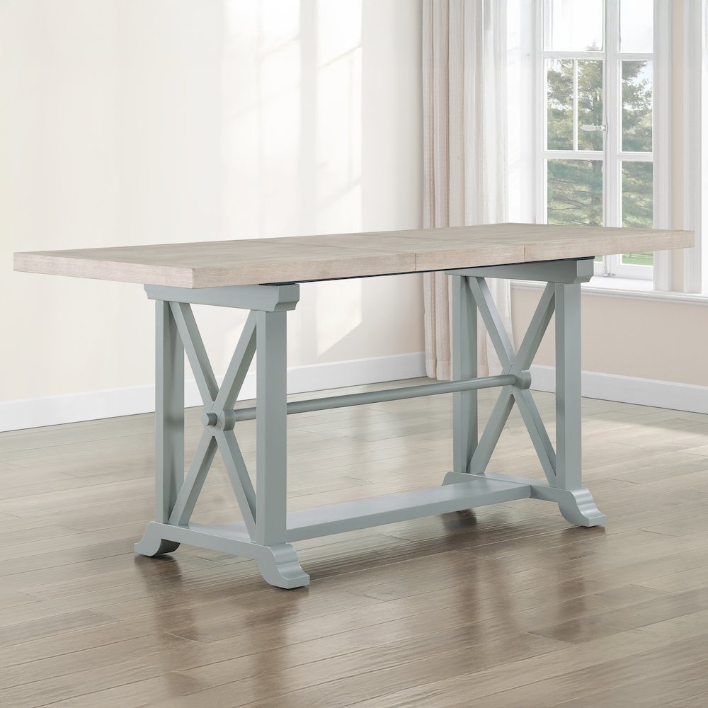 Darcy 5pc Counter Dining Set Green. Picture 6