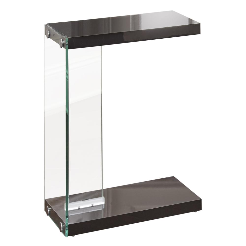 Elaina Chair Side End Table Black. Picture 1