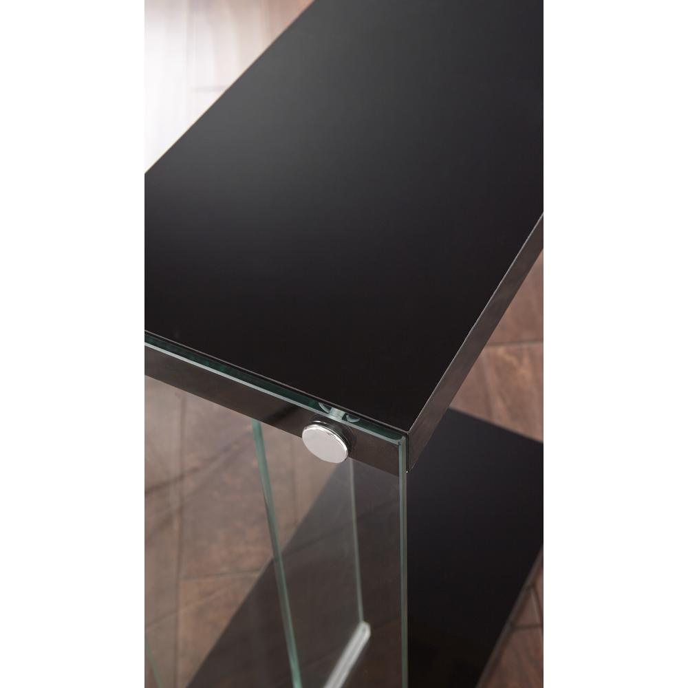 Elaina Chair Side End Table Black. Picture 2