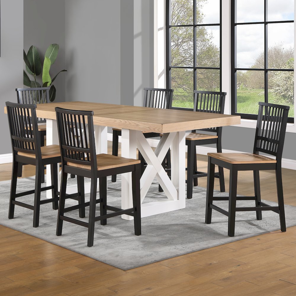 Magnolia 7-Piece Counter Dining Set. Picture 4