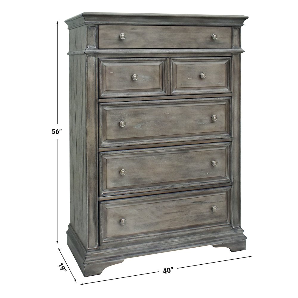 Highland Park Chest Waxed Driftwood. Picture 4