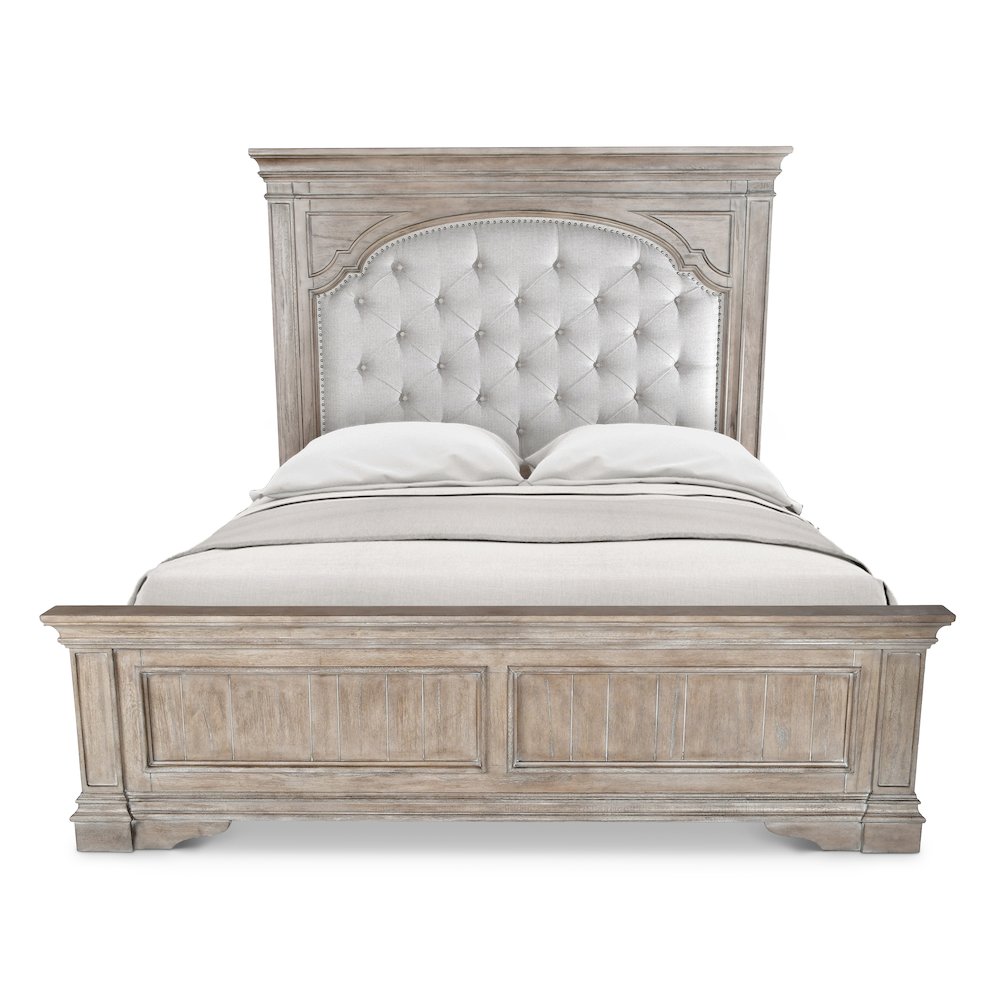Highland Park King Bed Driftwood. Picture 2