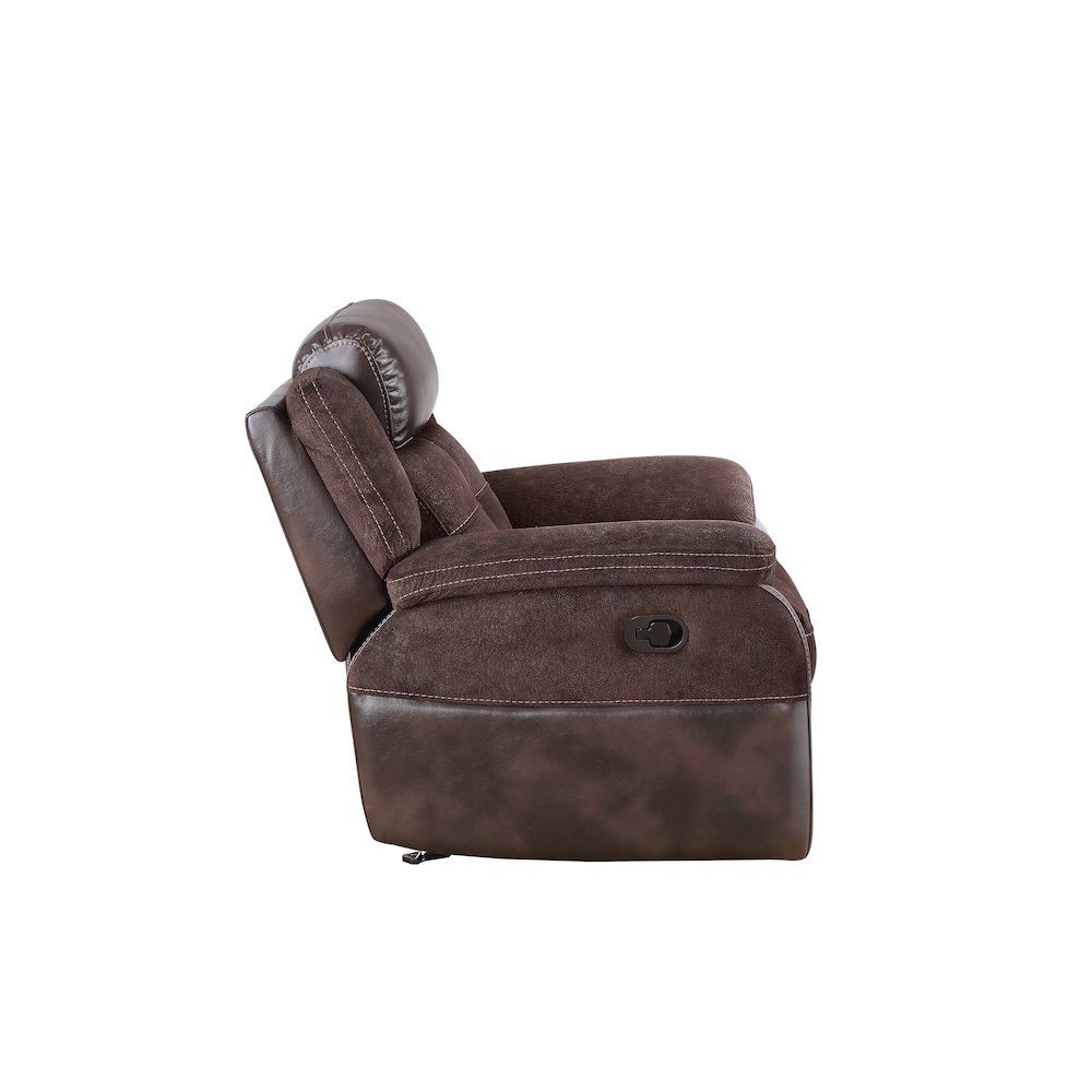 Pueblo Reclining Chair Coffee. Picture 3