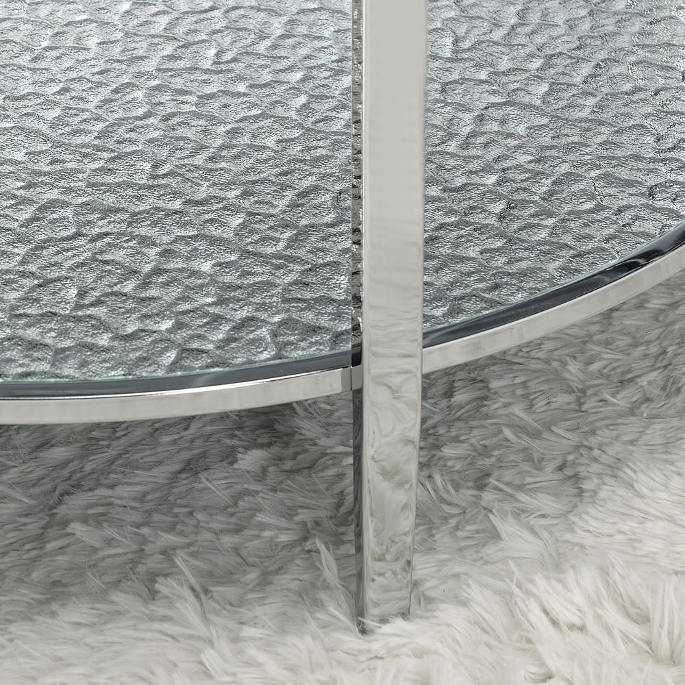 Frostine Round Coffee Table. Picture 4