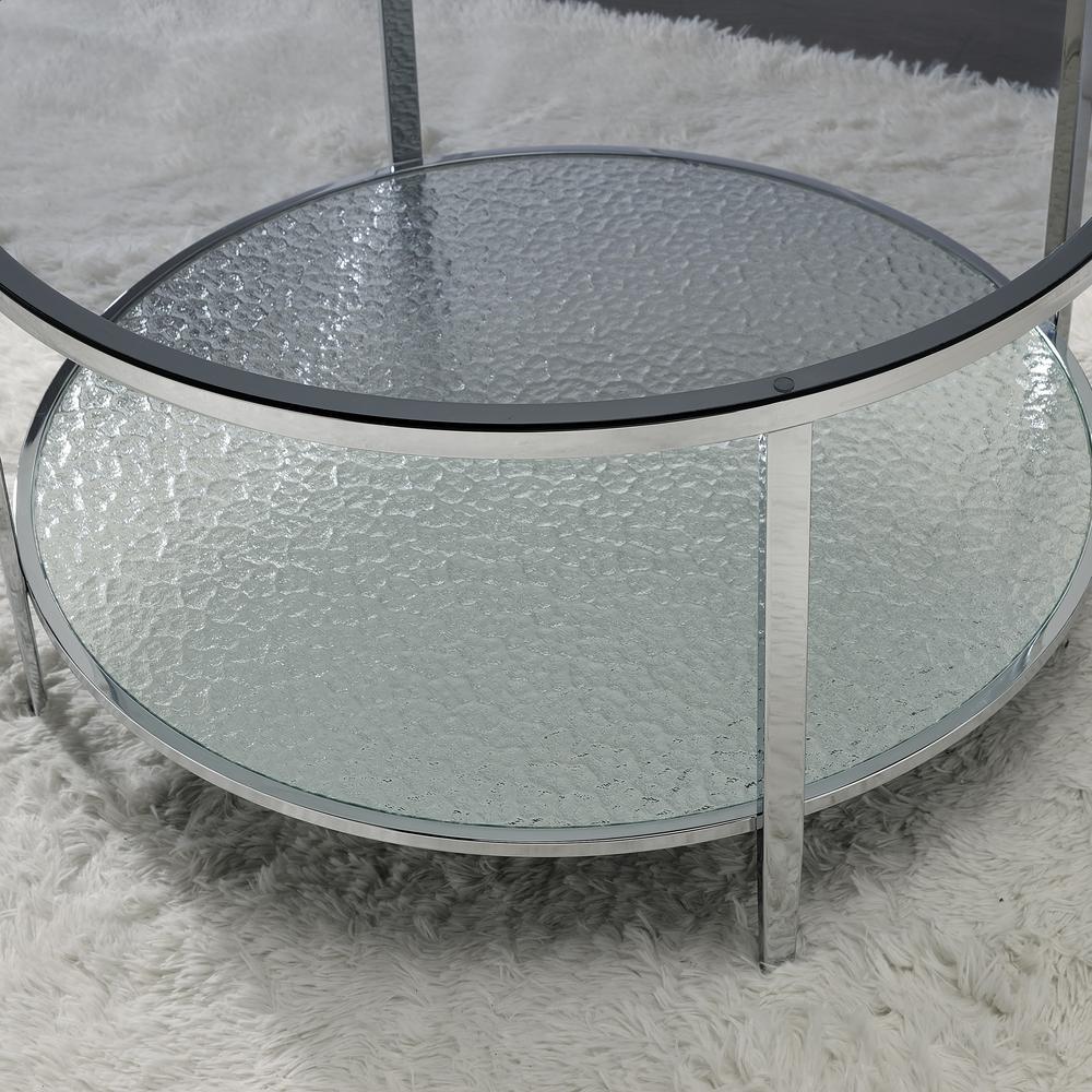 Frostine Round Coffee Table. Picture 5