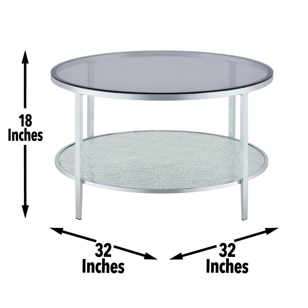 Frostine Round Coffee Table. Picture 8