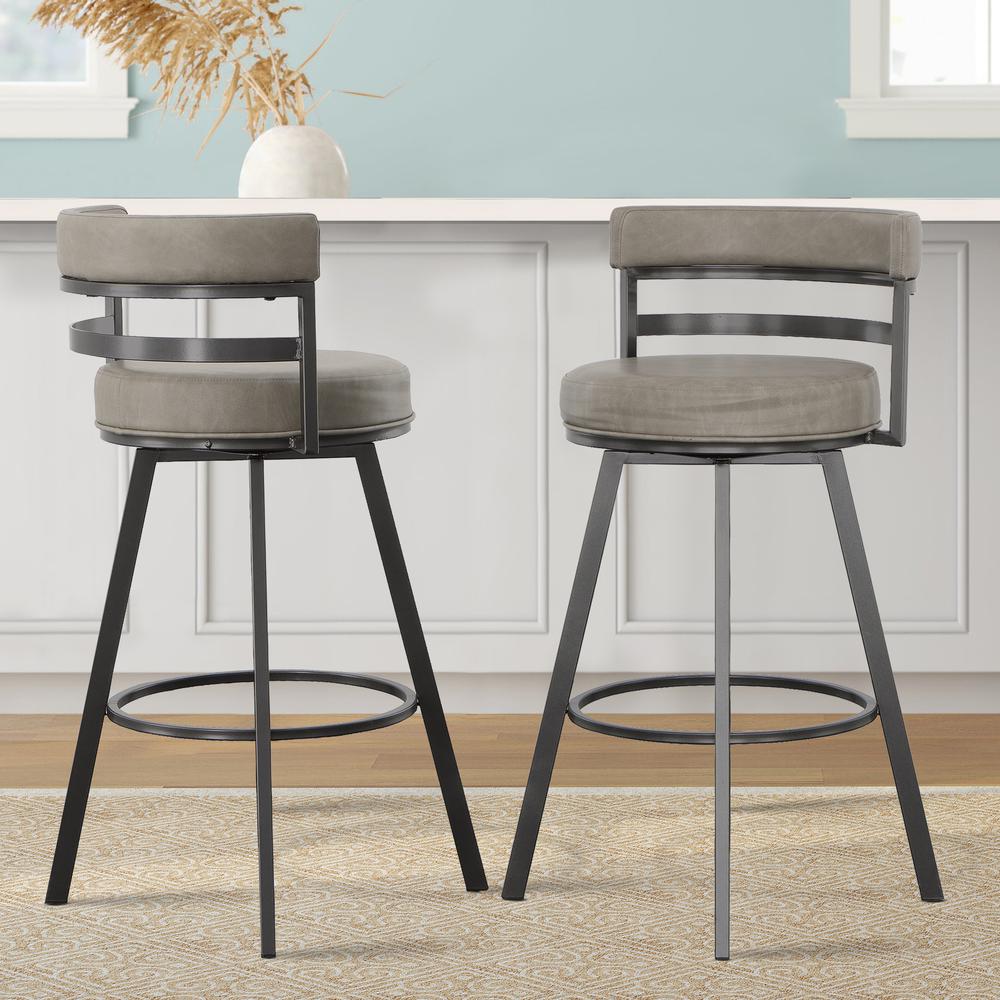 Gene 30-inch Swivel Bar Stool. Picture 1