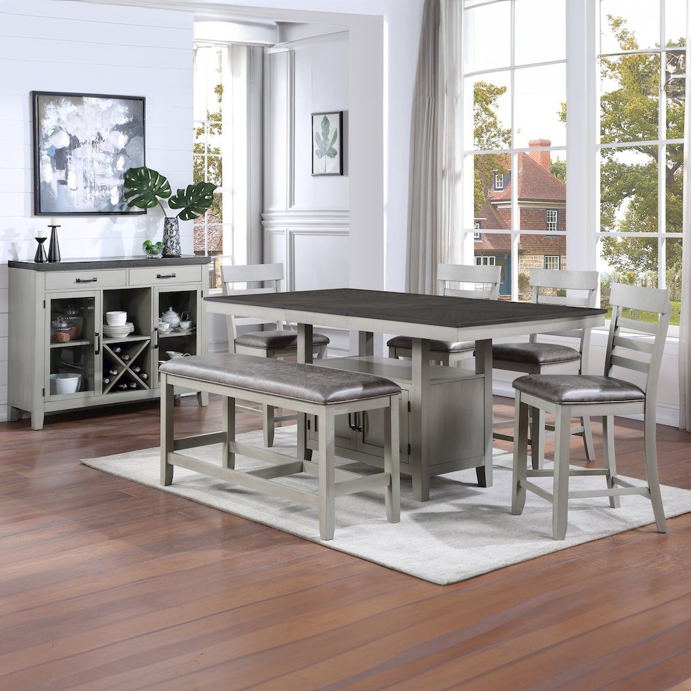 Hyland 7pc Dining Set w/ Server. Picture 4