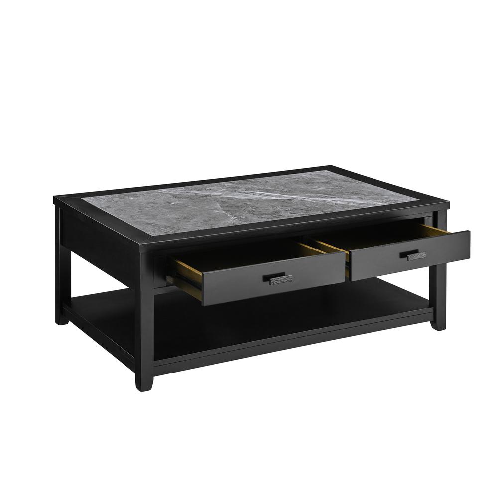 Garvine Cocktail Table with casters. Picture 6