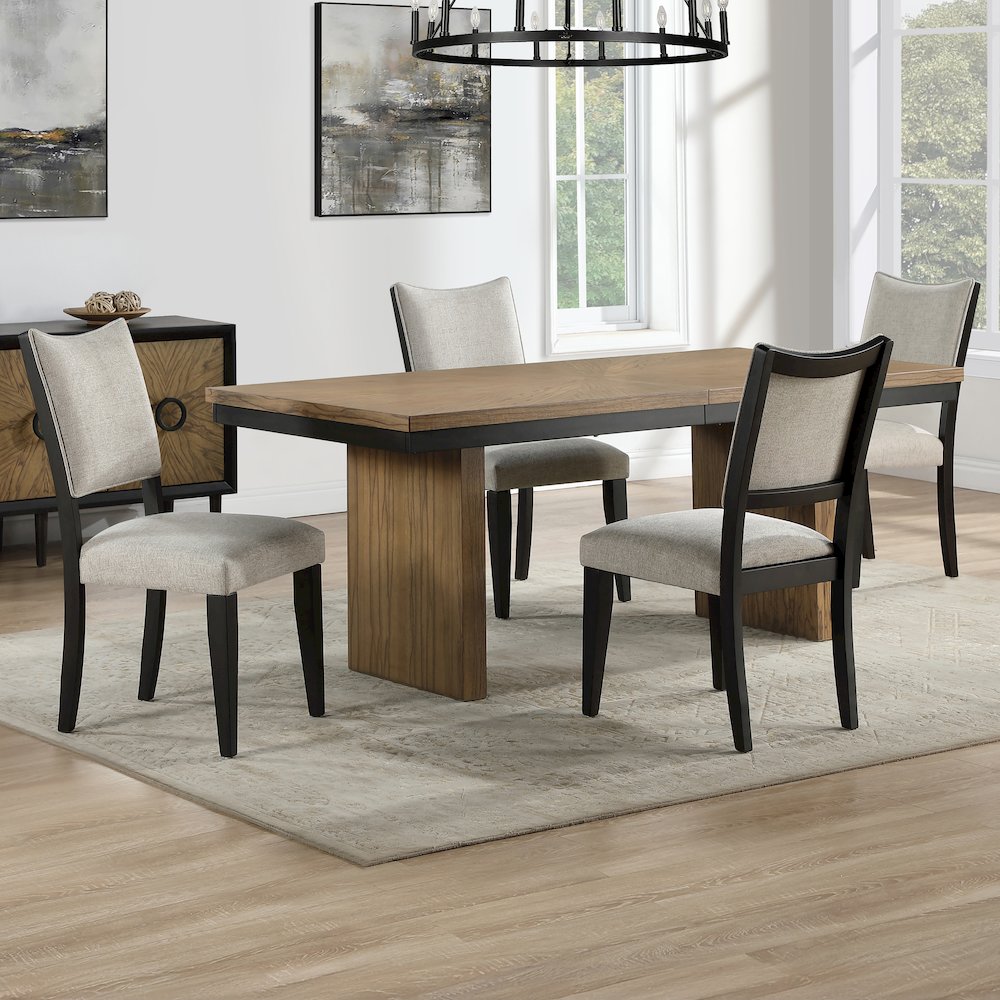 Roatan 5-Piece 80-96-inch Table Dining Set. Picture 4