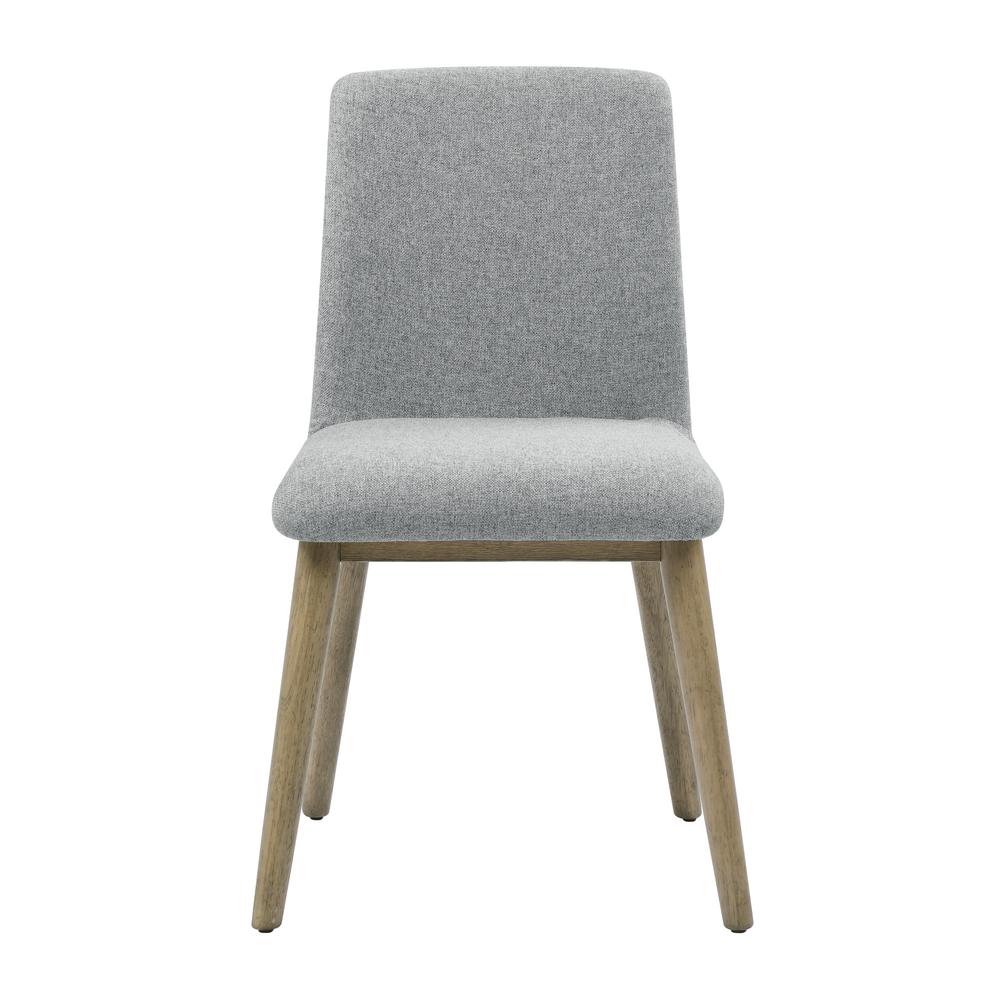 Vida Gray Polyester Side Chair Set of Two. Picture 1