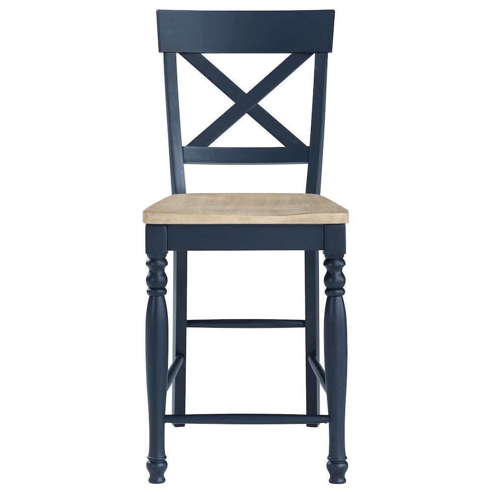 Darcy Blue Counter Chair. Picture 3