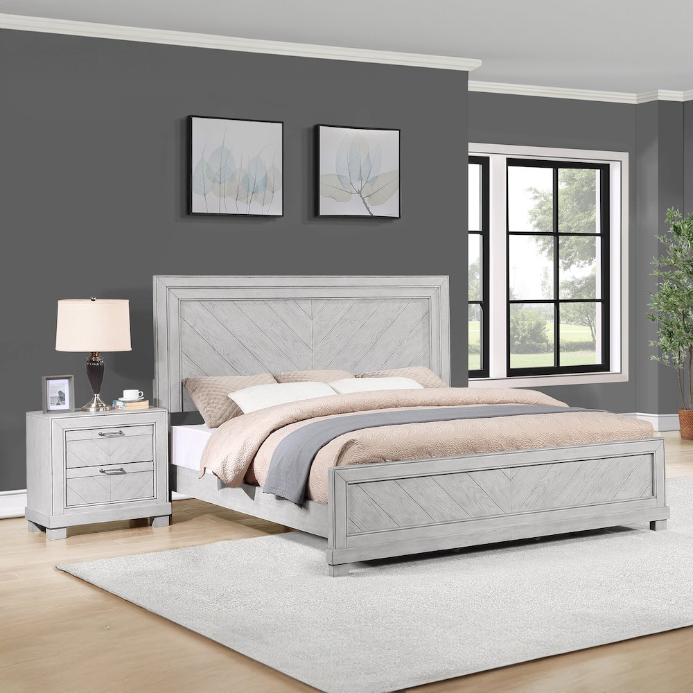 Montana King Bed, Gray. Picture 7