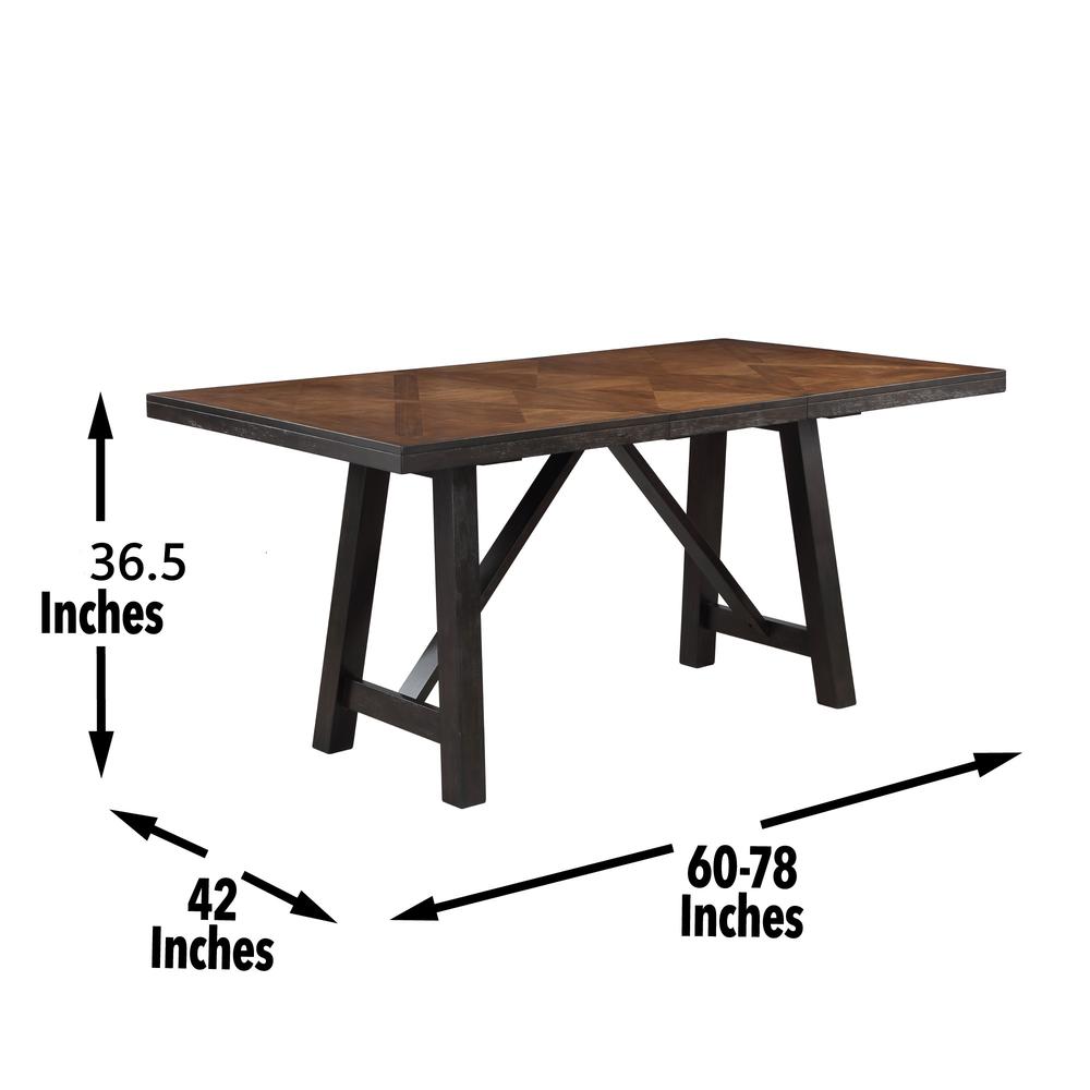 Halle Counter Table with 18" Leaf. Picture 2