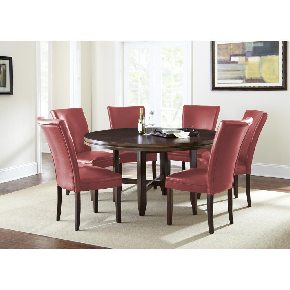 Hartford Parsons Chair, Red - Set of 2. Picture 6