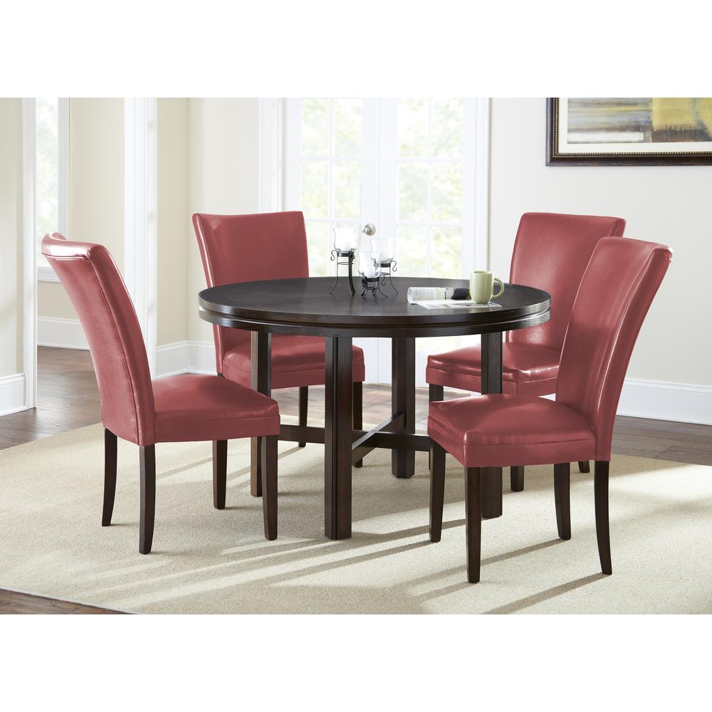 Hartford Parsons Chair, Red - Set of 2. Picture 7