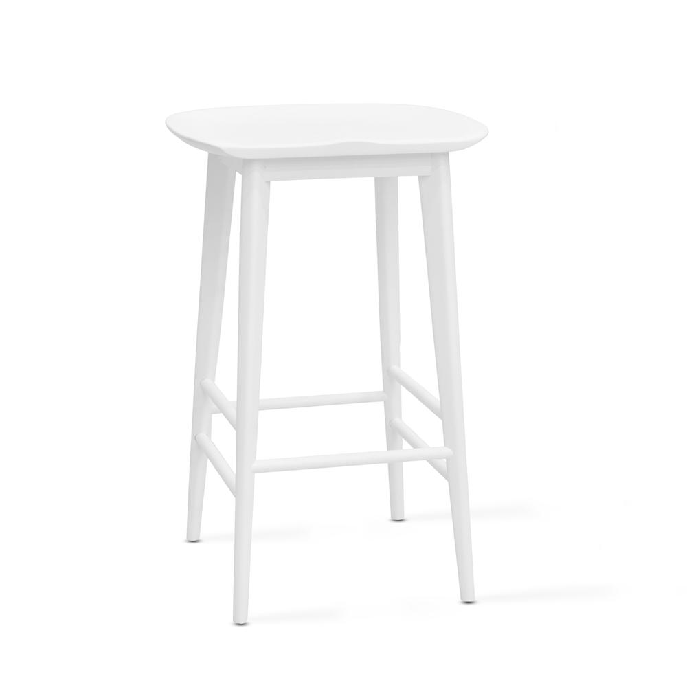 Counter Stool White, White. Picture 2