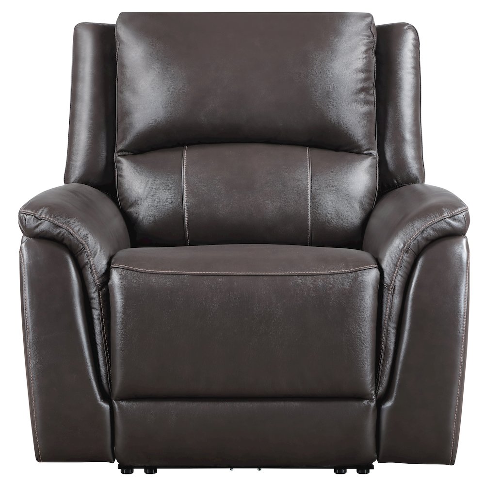 Alexandria PWR Recliner Chocolate. Picture 4