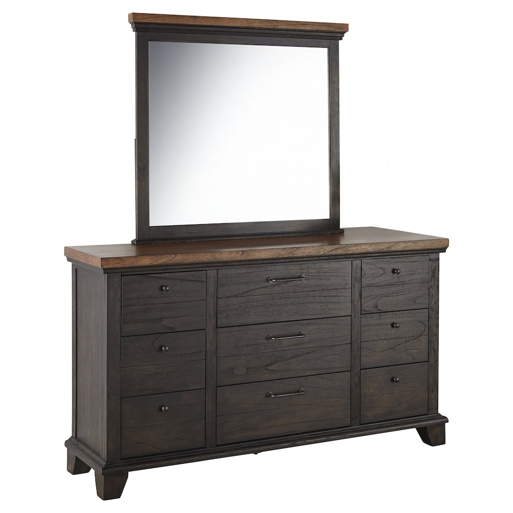 Bear Creek Dresser and Mirror. Picture 1