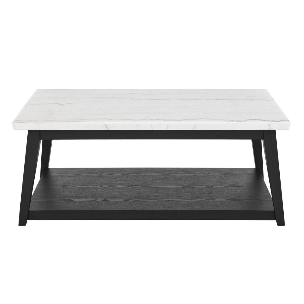 Vida-Black White Marble Top Cocktail Tbl. Picture 1