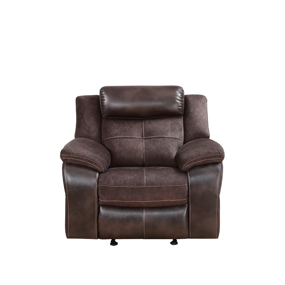 Pueblo Reclining Chair Coffee. Picture 4