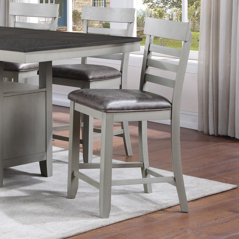 Hyland Counter Chair, Gray. Picture 2