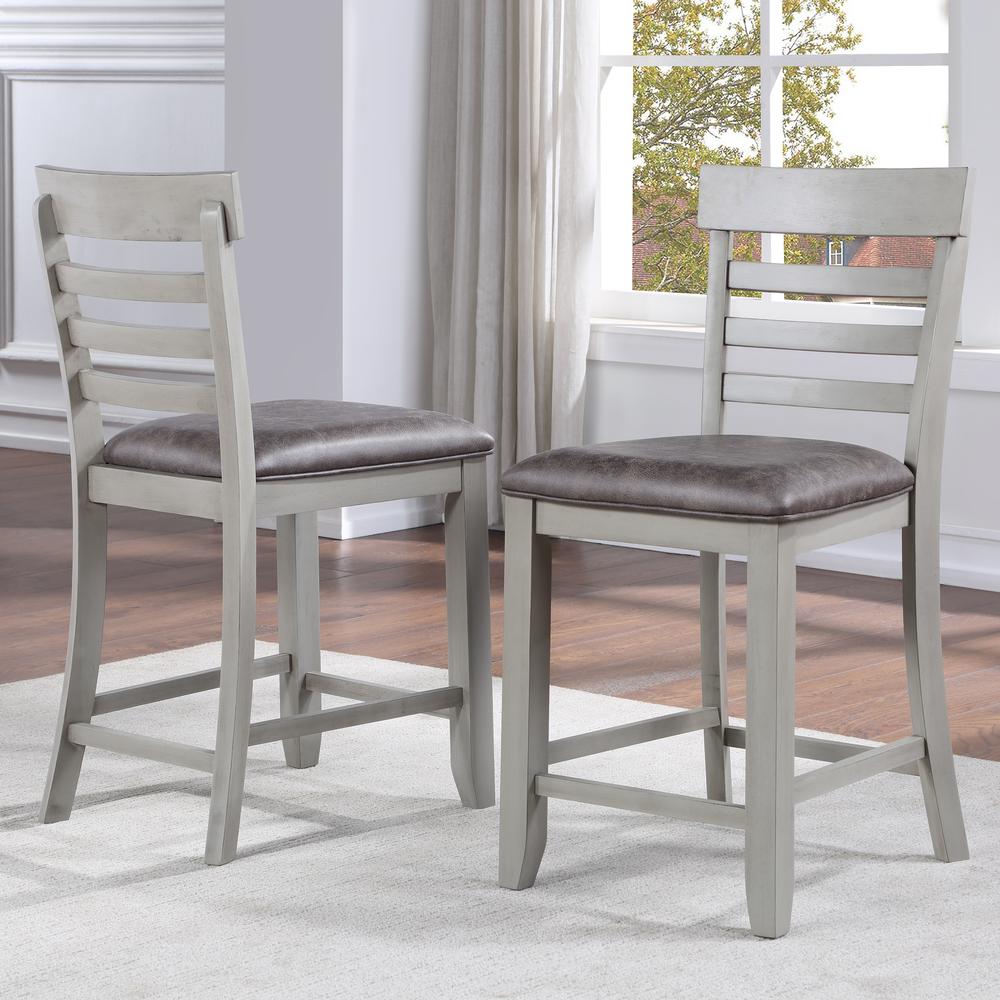 Hyland Counter Chair, Gray. Picture 8
