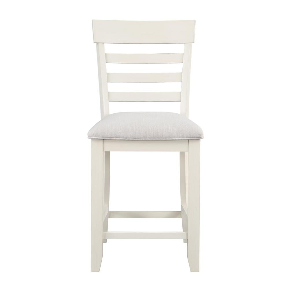 Hyland 24 inch Counter Stool, White. Picture 4