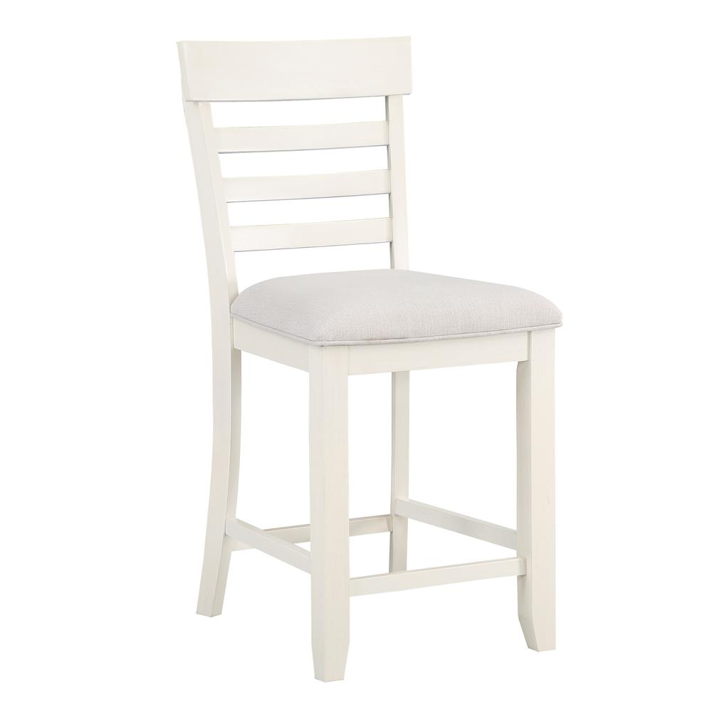 Hyland 24 inch Counter Stool, White. Picture 5
