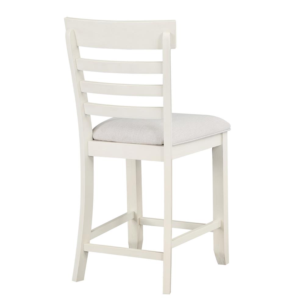 Hyland 24 inch Counter Stool, White. Picture 6